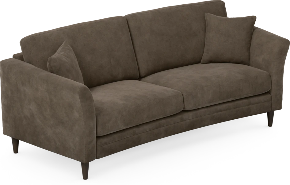 Eden - 2,5-sits soffa svängd - Brun