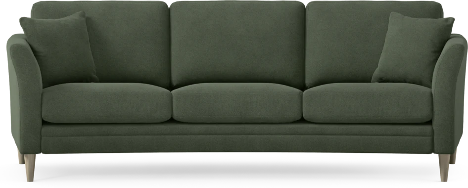 Eden - 3-sits soffa svängd - Grön