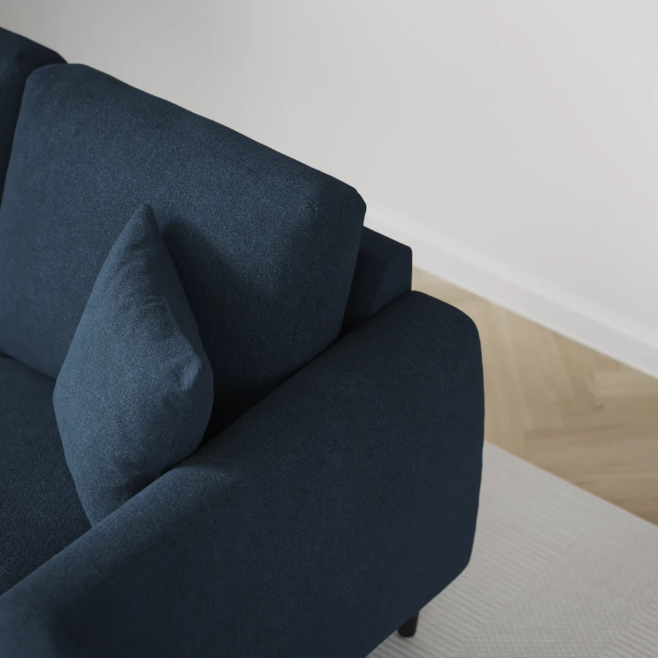 Eden - 3-sits soffa - Blå