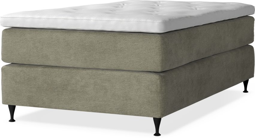 Delux Dream - Kontinentalsäng, enkelsäng med bäddmadrass - Beige