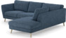 Madison - 2-sits soffa med divan höger - Blå