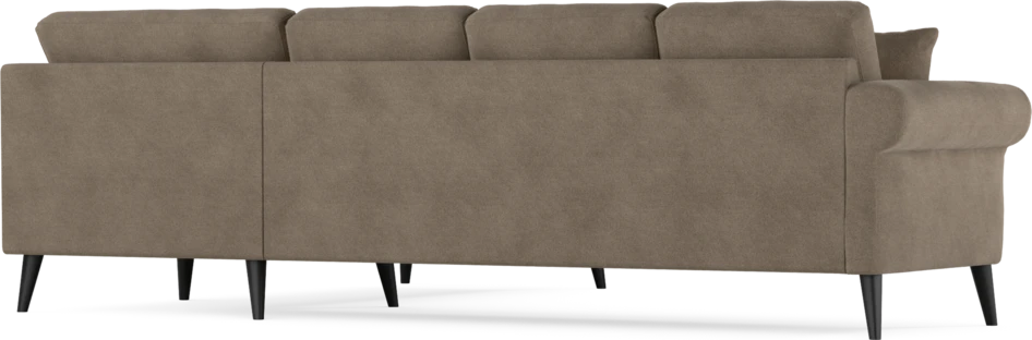 Eden - Hörnsoffa, 3+2-sits - Brun