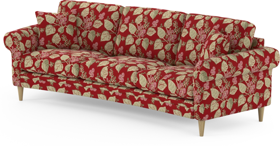Eden - 3-sits soffa svängd - Flerfärgad