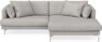 Harper - 4-sits med schäslong XL höger - Vit