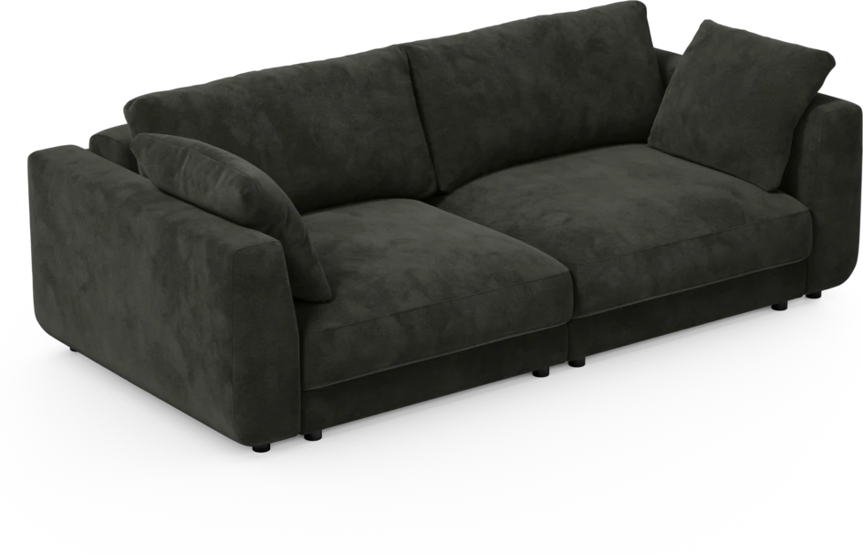 Amie - Bäddsoffa 3-sits - Svart