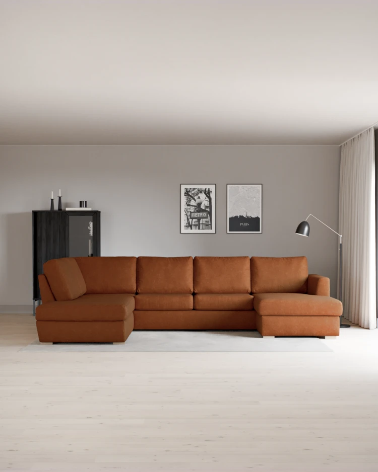 Friday - 3-sits soffa med divan vänster och schäslong höger - inspiration