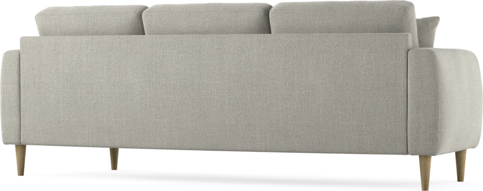 Eden - 3-sits soffa svängd - Grå