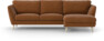 Madison - 2-sits soffa med schäslong höger - Orange