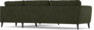 Bridge - Hörnsoffa, 3+2-sits - Grön