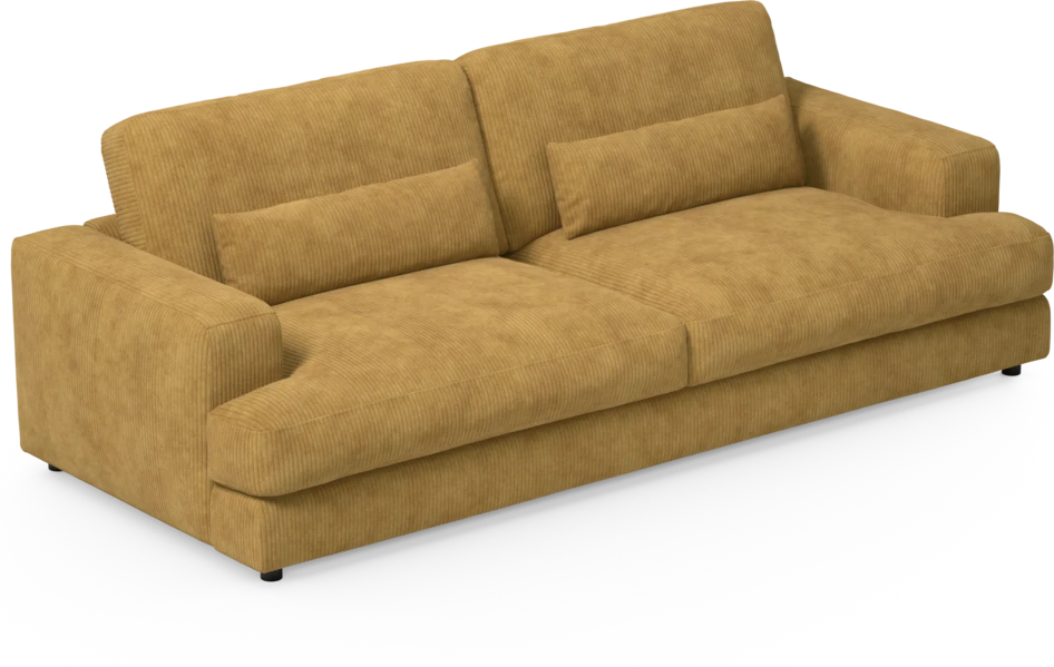 Noma - 4-sits soffa - Gul