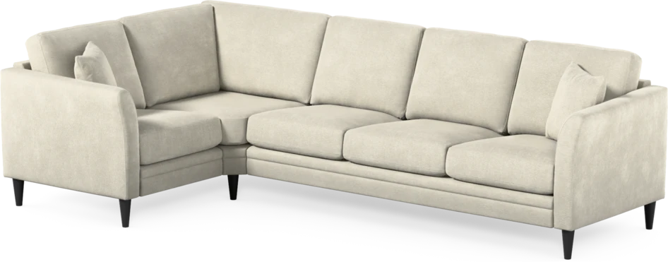 Eden - Hörnsoffa, 1+3-sits - Vit