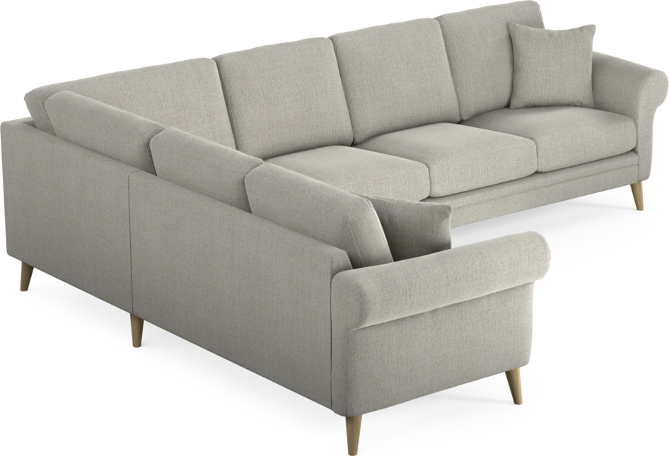 Eden - Hörnsoffa, 2+3-sits - Grå