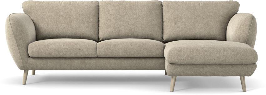 Madison - 2-sits soffa med schäslong höger - Beige