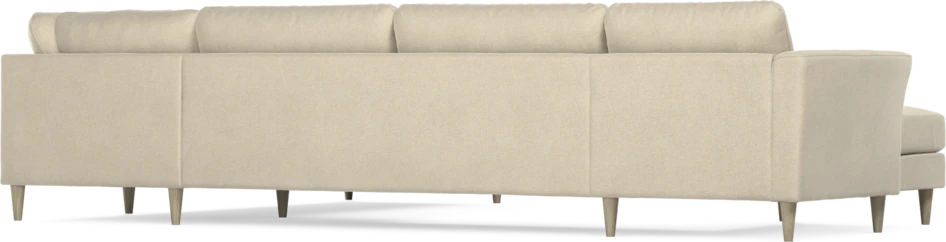 Bridge - Hörnsoffa, 3+2-sits med schäslong vänster - Beige