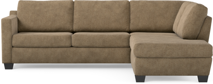 Friday - 2,5-sits soffa med divan höger - Brun