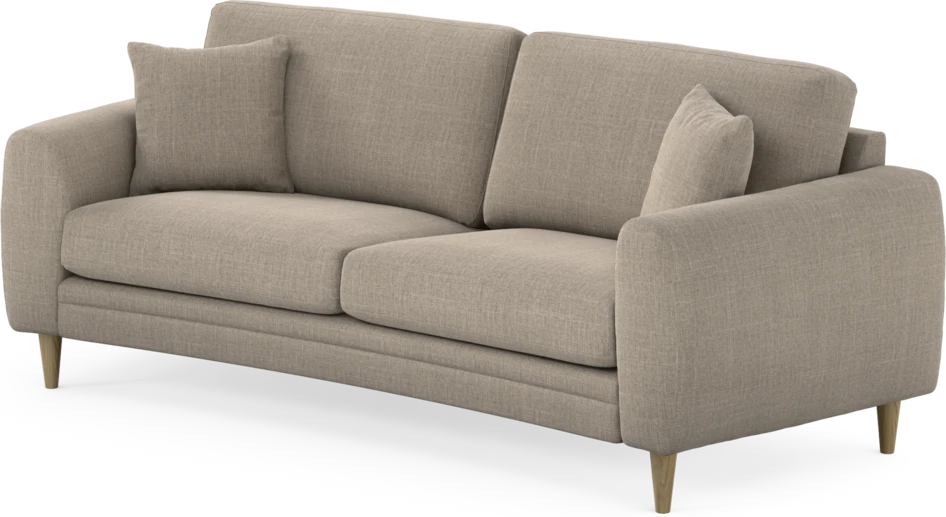 Eden - 2,5-sits soffa svängd - Beige