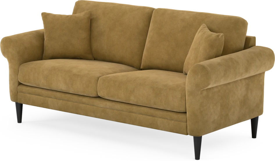 Eden - 2,5-sits soffa - Gul