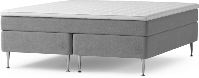 Asperö Comfort, Kontinentalsäng, dubbelsäng med bäddmadrass Comfort och sängben