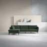 County - 2,5-sits soffa med divan vänster - Grön