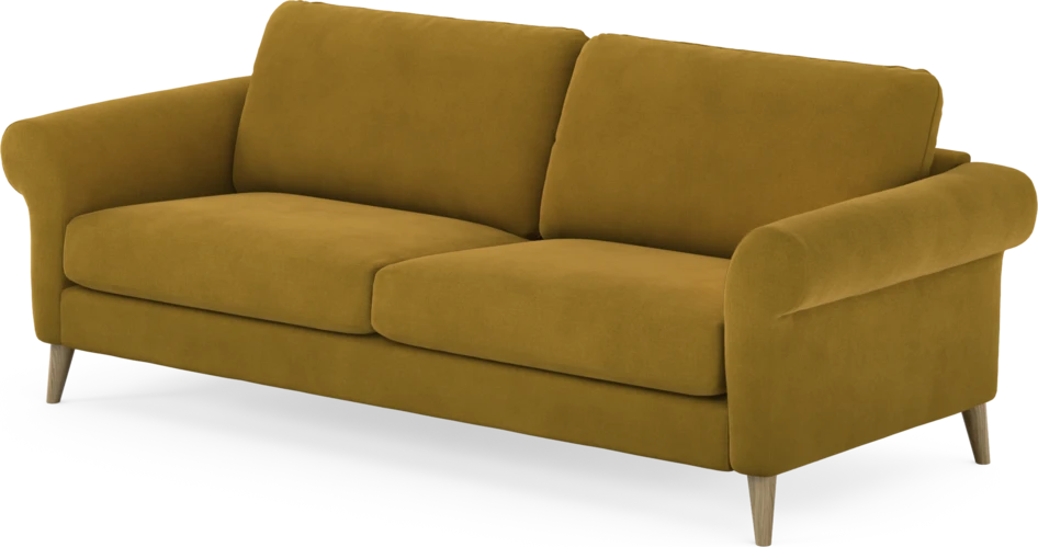 Bridge - 3-sits soffa - Gul