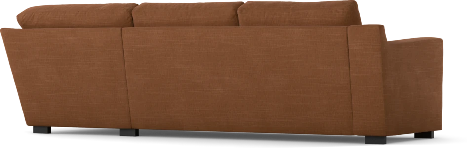 Friday - 2,5-sits soffa med divan höger - Orange