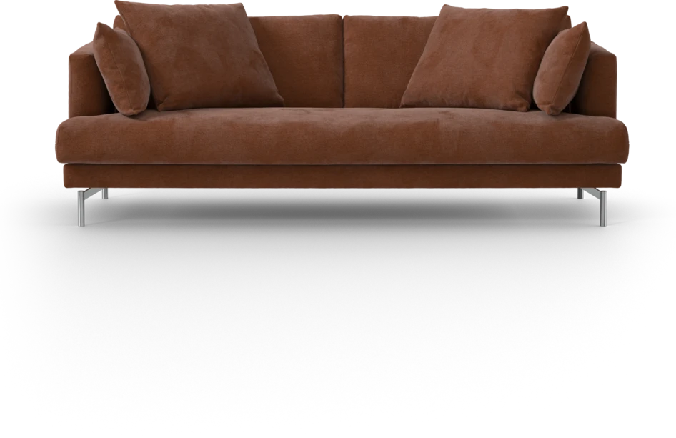 Harper - 3-sits soffa, hel dyna - Orange
