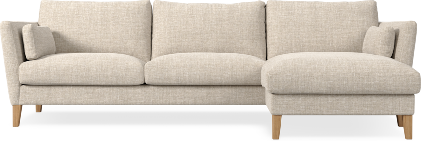 Winston - 3-sits soffa med schäslong, vändbar - Beige