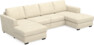 Friday - 2-sits soffa med två schäslonger - Beige