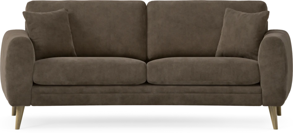 Eden - 2,5-sits soffa svängd - Brun