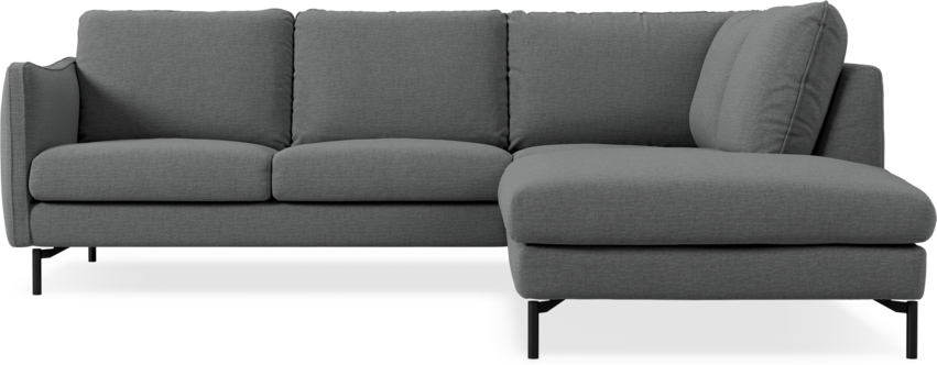 Madison - 2-sits soffa med divan höger - Grå