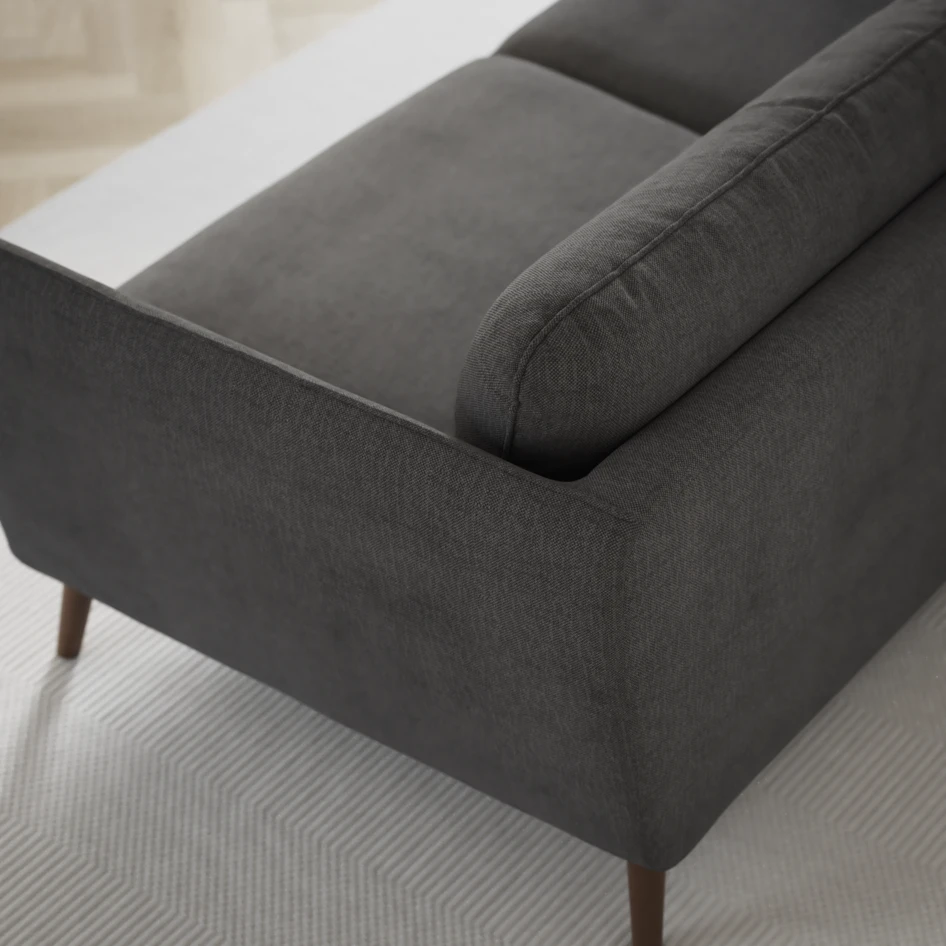 Madison Lux - 2-sits soffa med divan vänster och schäslong höger - Grå