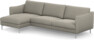 Madison Lux - 3-sits soffa med schäslong vänster - Grå