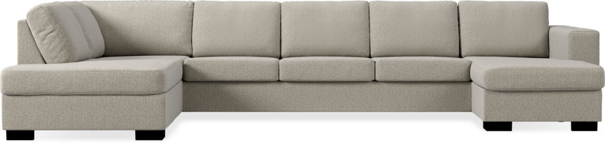 Nevada - 4-sits soffa med divan vänster och schäslong höger - Beige