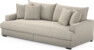 Rossi - 3-sits soffa, hel dyna - Beige