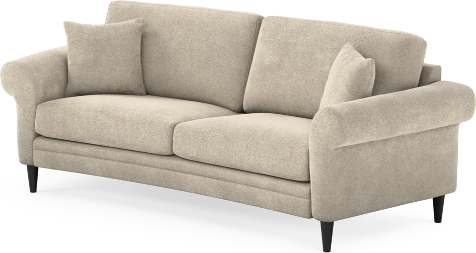 Eden - 2,5-sits soffa svängd - Beige