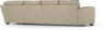Friday - Hörnsoffa, 3+2-sits - Beige