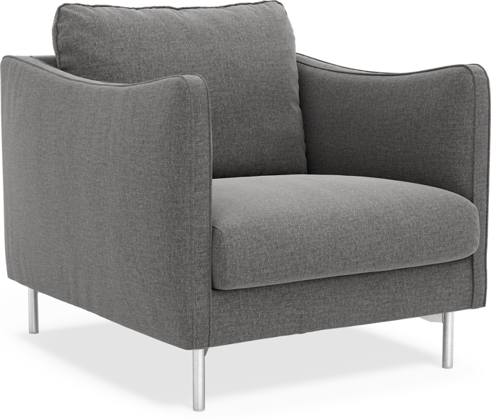 Madison Lux - Fåtölj, 70 cm - Grå