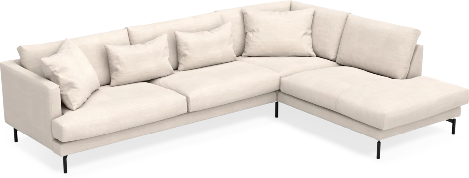 Harper - 3-sits soffa med divan höger - Beige