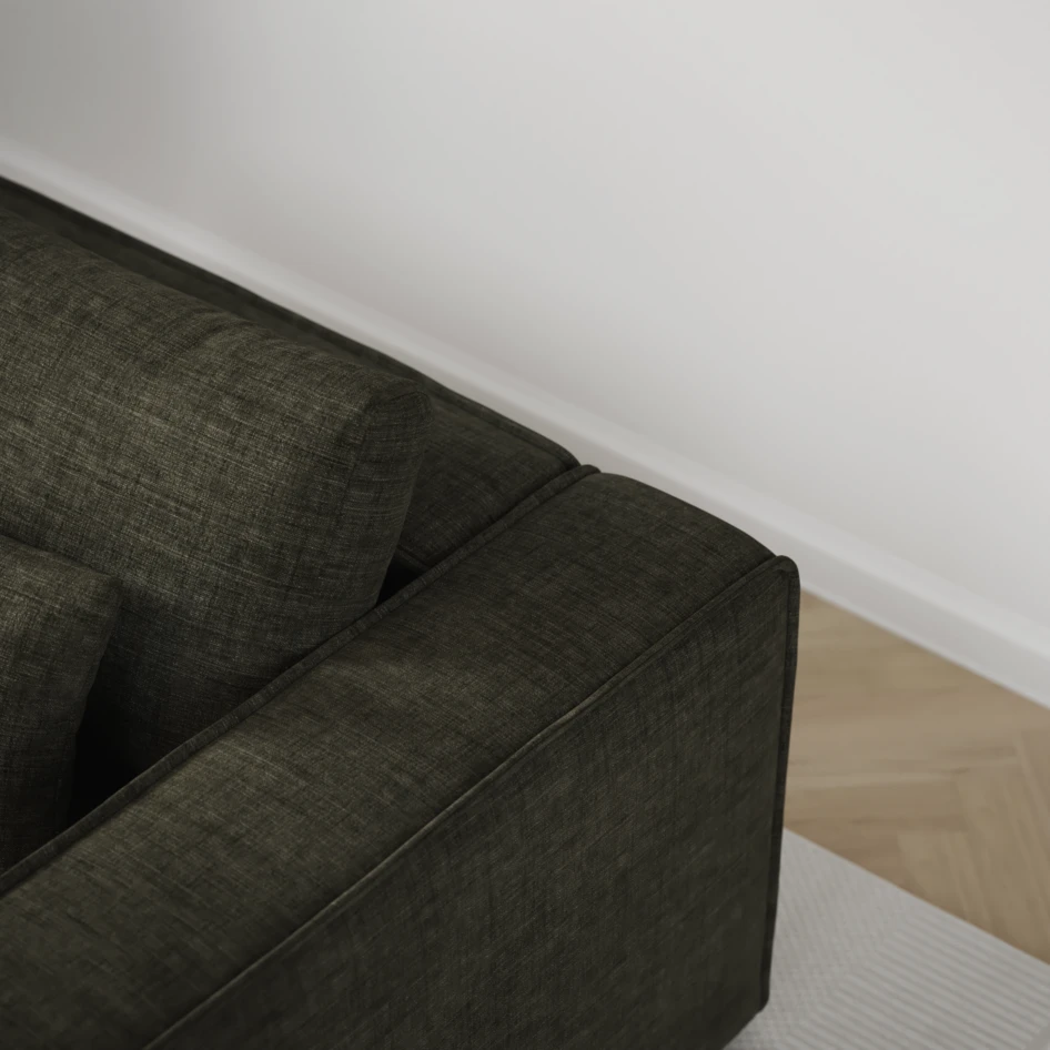 Ide - Bäddsoffa 3-sits - Grön