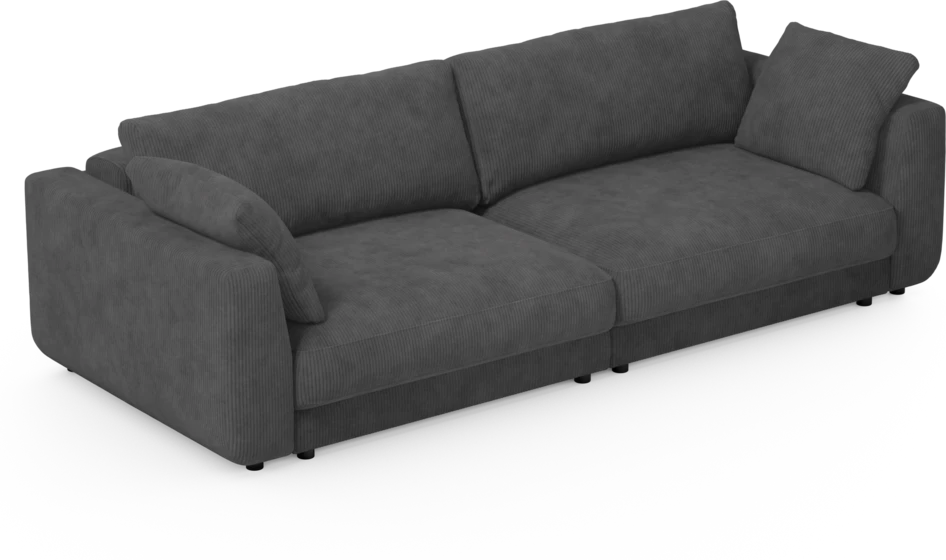 Amie - Bäddsoffa 4-sits - Grå