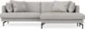 Harper - 4-sits med schäslong XL höger - Vit