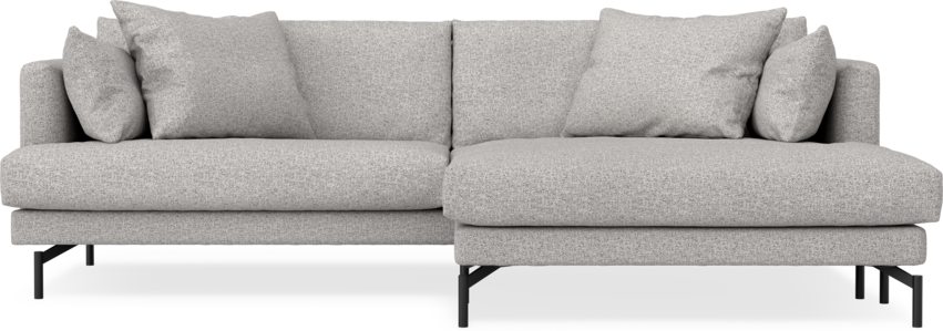 Harper - 4-sits med schäslong XL höger - Vit