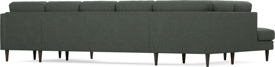 Eden - 3-sits soffa med divan vänster och schäslong höger - Grön