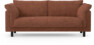 Cherrie - 2,5-sits soffa, hel dyna, fast klädsel - Orange