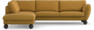 Madison - 3-sits soffa med divan vänster - Gul