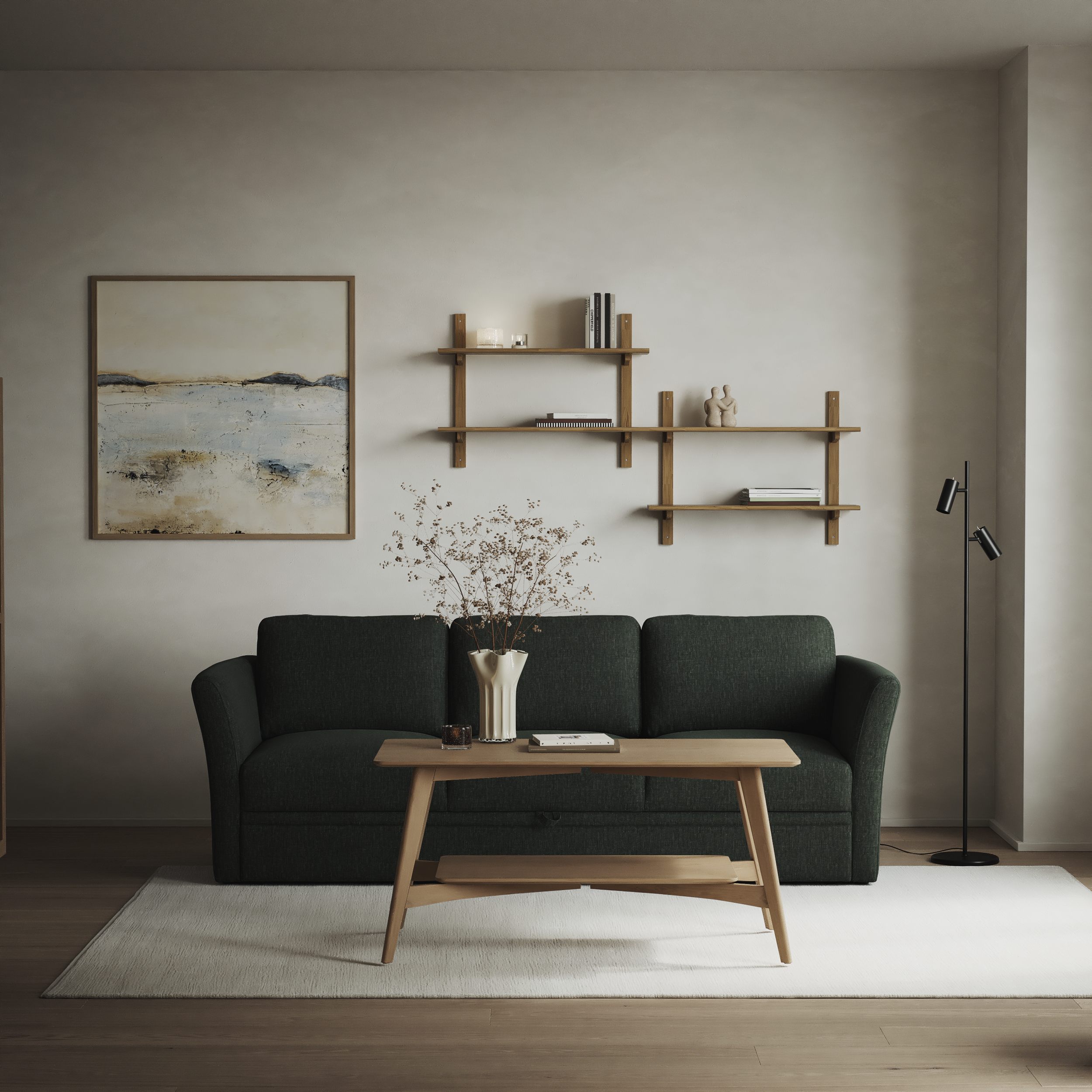 Öland - Bäddsoffa 3-sits, längsbäddad - inspiration