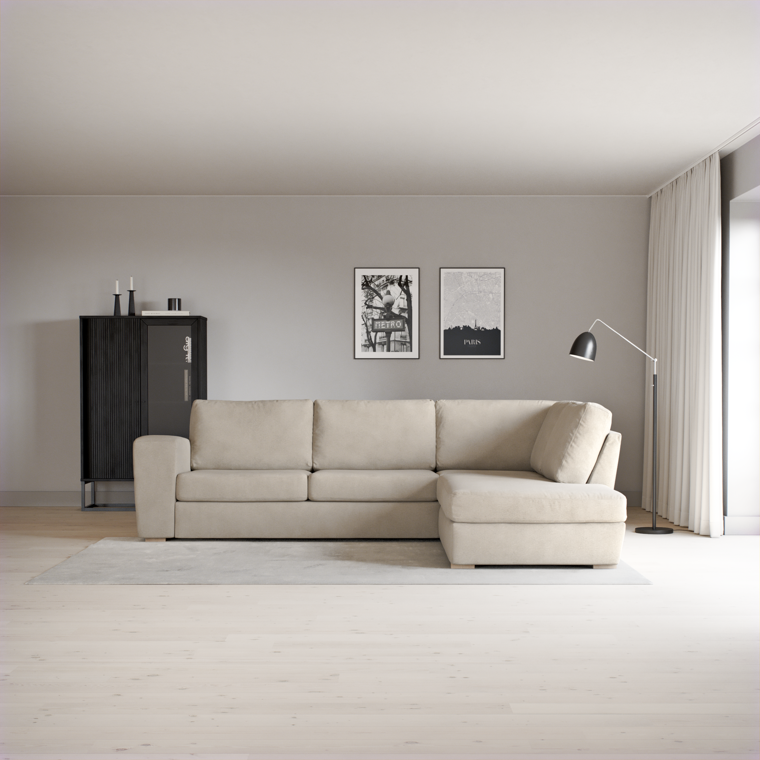Friday - 2,5-sits soffa med divan höger - inspiration
