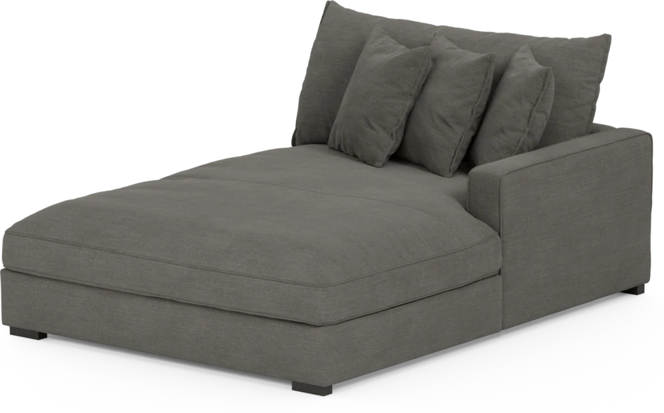 Rossi - Schäslong XL höger - Grå