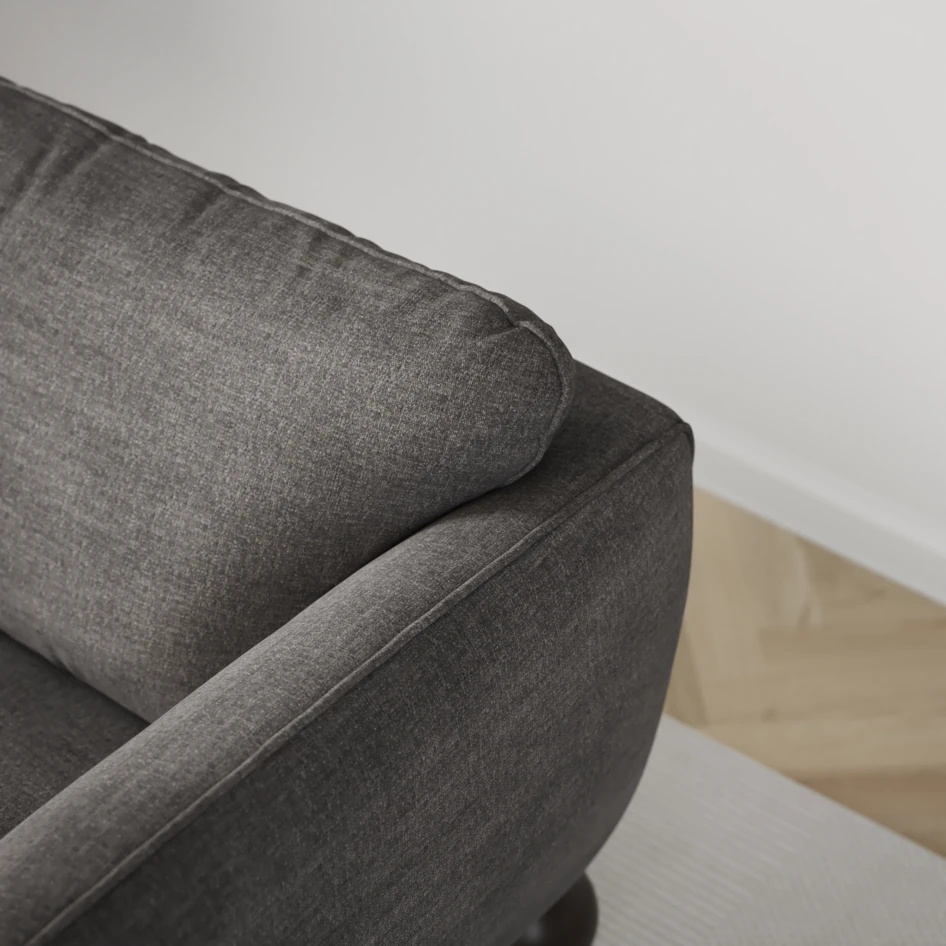Madison - 2-sits soffa med divan vänster och schäslong höger - Grå