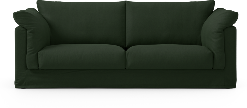 Cherrie - 2,5-sits soffa med kappa - Grön